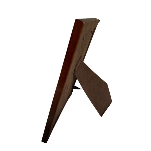 EURAMEX Photo Frame Made in France Large Wooden Marquetry Inlay Rose-wood 12" - Picture 10 of 13